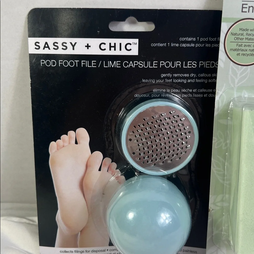 Sassy + Chic Foot File and‎ B.Pure Pedicure Set